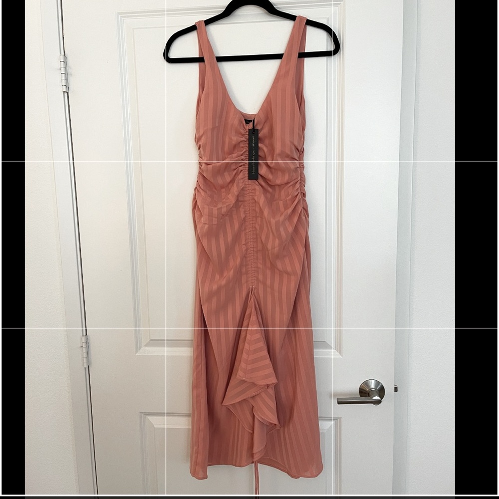 House of Harlow & Revolve Peach Dress